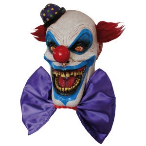 Masque clown effrayant grand sourire adulte Halloween