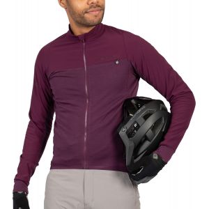 Endura GV500 Long Sleeve Jersey, Aubergine