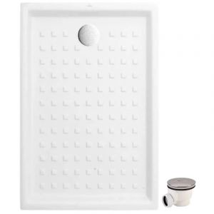Image de Villeroy & Boch Pack receveur 120 x 90 o Novo ceramique rectangle blanc avec bonde D90