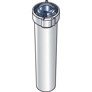 Ubbink 227352 - Conduit ventouse emboitement aluminium et PVC diamètre 60-100 de longueur 1000mm