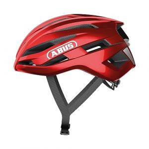 Abus Casque de vélo de course StormChaser ACE - casque de vélo léger pour les courses de vélo, les tours de gravelbike et le cyclocross - pour hommes et femmes - taille M, rouge
