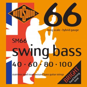 Image de Rotosound SM66 SWING BASS STAINLESS STEEL HYBRID 40/100