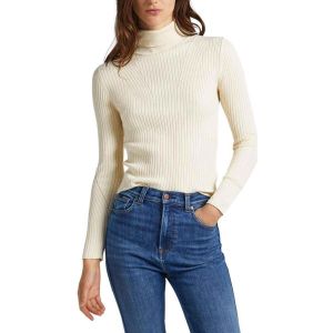 Pepe Jeans Pour femme. Pull roul? Dalia blanc