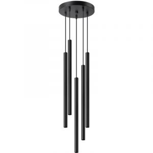 Sollux SL.1176 - Suspension filaire PASTELO 5xG9/8W/230V noir
