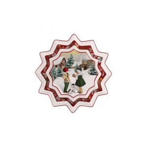 Villeroy & Boch Toy's Fantasy Petit bol de Noël en porcelaine, bol de service, bol en céramique, assiette de Noël profonde