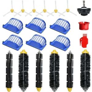 WAY - Accessoires kit pour iRobot Roomba 600 série 671 692 694 697 698 650 651 660 690 Rouleau de filtre à brosse balai Pièces de rechange