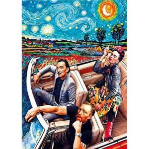 KS Games Puzzle 1000 pi&egrave;ces : Nuit &eacute;toil&eacute;e d&rsquo;art