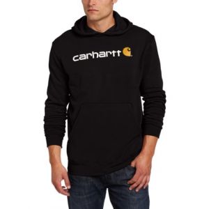 Carhartt 100074.001.s007 Signature Logo Sweat à capuche, couleur?: noir, taille?: XL