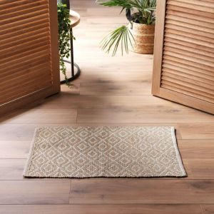 Tapis Rectangle (50 x 80 cm) Lazaro, Coton & Polyester Tiss&eacute;