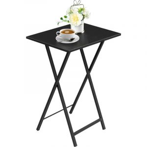 Tables d'Appoint, Bouts de Canap&eacute;, Tables Pliables de Style Industriel, Tables-Plateaux de T&eacute;l&eacute;vision, Basse Table pour Petit Espace, pour Salon,