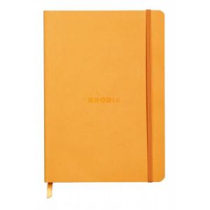 Image de Rhodia 117465C - Carnet souple Rhodiarama orange 14,8 x 21 cm 160 pages - dot grid (grille de points)