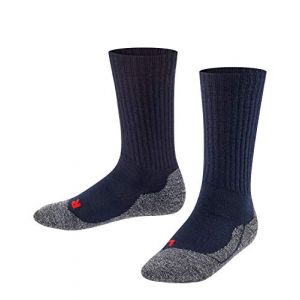 Falke Enfant Active Warm Laine Épaisses Respirantes 1 Paire Chaussettes, Bleu (Marine 6120), 31-34 EU