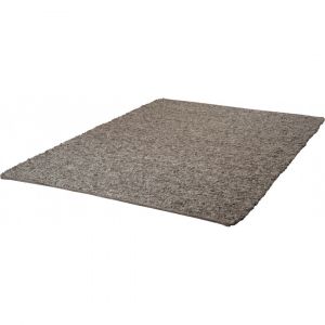 Deladeco Tapis en laine naturel tiss&eacute; main Wolly 160x230