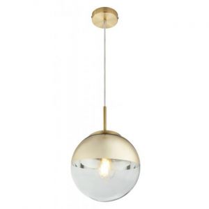 Globo Suspension, boule de verre, or transparent, hauteur 120 cm, VARUS