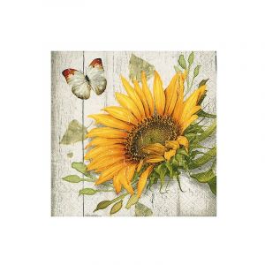 Image de Paper+design Serviettes 33x33 cm - Vintage sunflower x20 - Categorie fantome - PAPER DESIGN