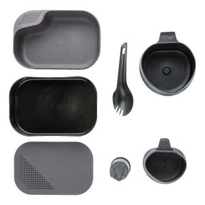 Relags Wildo Camp-a-box Set de couverts Complet, black Couverts