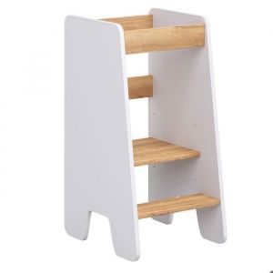 Tour d'apprentissage blanc bois