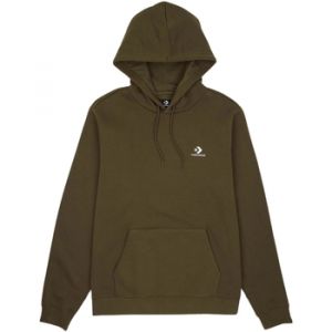 Converse Go-To Embroidered Star Chevron Standard Fit Fleece Hoodie Surplus Olive XS