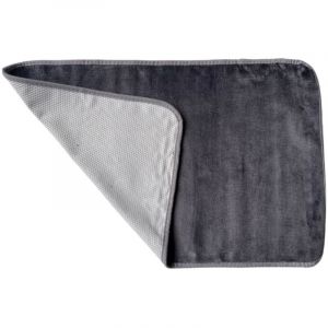 Tapis magique 2 en 1 Absorbant Anti-dérapant 45x70cm - anthracite .