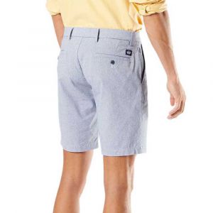 DOCKERS Smart Supreme Flex Modern Chino Short, Rieger Blue Chambray, 34 Homme