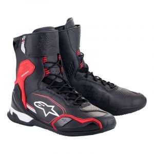 Alpinestars Baskets moto Superfaster black/bright red/white- 44