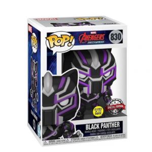 Funko Figurine Pop Marvel Avengers MechStrike Black Panter Glows in the dark