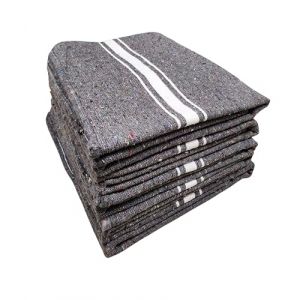 LNT France - Lot de 5 Couvertures de Protections de Meubles pour Déménagement, Transport et Stockage - Voiture - Animaux - Yoga 120 x 220 cm - 500 g/m² Couverture 100% Textile Recyclé
