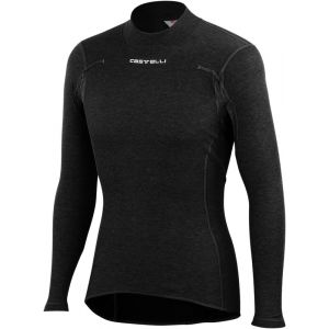 Image de Castelli Maillot technique à manches longues Flanders Warm - Noir, Noir