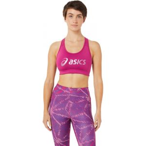 Asics Sakura Bra Logo Women, rose S Brassières course à pied