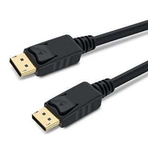 Premium Cord DisplayPort 1.3 C&acirc;ble de Connexion M/F plaqu&eacute; Or 1 m
