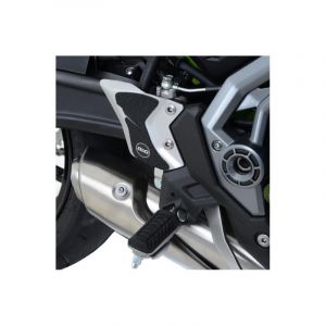 R&G Adhésif anti-frottement RACING platine talon noir (2 pièces) Kawasaki Z650