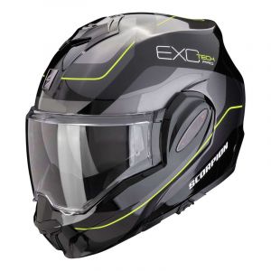 Scorpion Casques modulables Exo Tech Evo Pro Commuta Black Silver Yellow