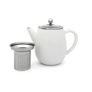 Bredemeijer Théière Duet Eva 1,1 l blanche
