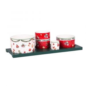 Table passion Service Apéritif Bells 34,5 Cm