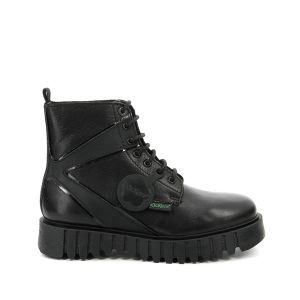 Kickers Boots cuir Kick Fabulous, plateforme Noir - Taille 36;37;38;39;40;41