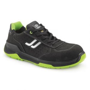 Image de Jallatte Chaussures de sécurité mixtes Jallate Jalo 2 S1P - Noir et vert - Taille 41