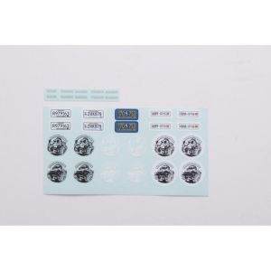 FMS Power Wagon : feuille de d&eacute;calcomanie pour voiture 1:24