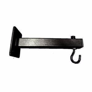 Kimex 040-1002 - Equerres de fixation noires pour &eacute;crans de projection (la paire)