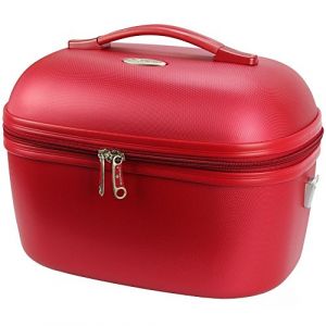 Snowball Vanity Case Dublin 34 X 24 CM ABS - Idée Cadeau Femme Rouge - Rouge, Tissu