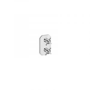 Cristina Ondyna Facade Externe Chambord Laiton Thermostatique 2 Sorties Chrome Xc85251