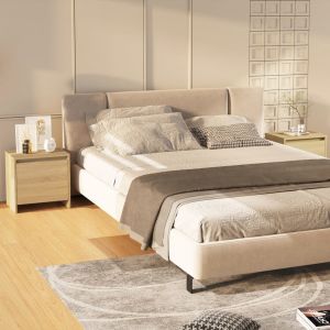 VidaXL Tables de chevet 2 pcs Chêne sonoma 45x34x44,5 cm Aggloméré