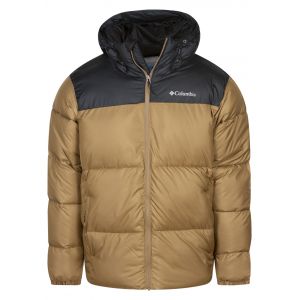 Columbia Doudoune &agrave; capuche avec manches longues bicolore camel et noire