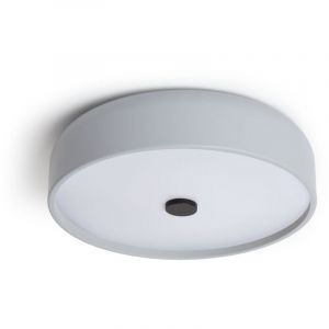 Plafonnier Led Rond Métal 24w Cct Sélectionnable Eyelight Ø350 Mm Gris