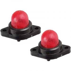 Cyclingcolors 2X Pompe d'amorçage 188-513 Compatible avec Walbro WT-119C WT-265 McCulloch Ampoule d'amorçe Poire Carburateur Débroussailleuse Tondeuse Tronçonneuse Tracteur Carburant Essence