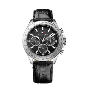 Image de Tommy Hilfiger 1791224 - Montre pour homme avec bracelet en cuir