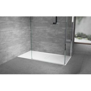 Novellini Receveur de douche en acrylique 120 x 90 x H.3,5 cm blanc - CUSTOM