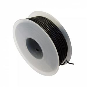 Bihr Rouleau de fil &eacute;lectrique noir 50m x 1mm&sup2;