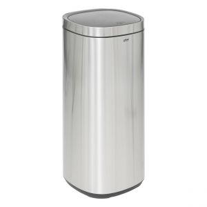 Poubelle en métal gris 50l - 5five
