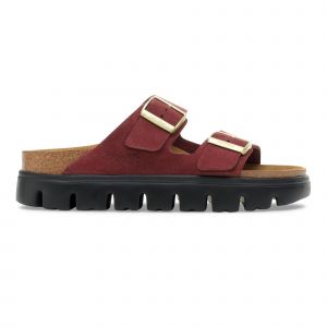 Birkenstock Sandales en cuir suédé à plateforme Arizona