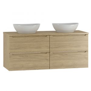 Meuble double vasque 120cm Viggo Bois